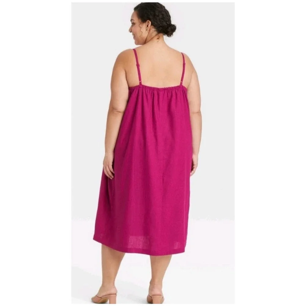a new day Women's Midi Dress - Pink - Picture 10 of 11
